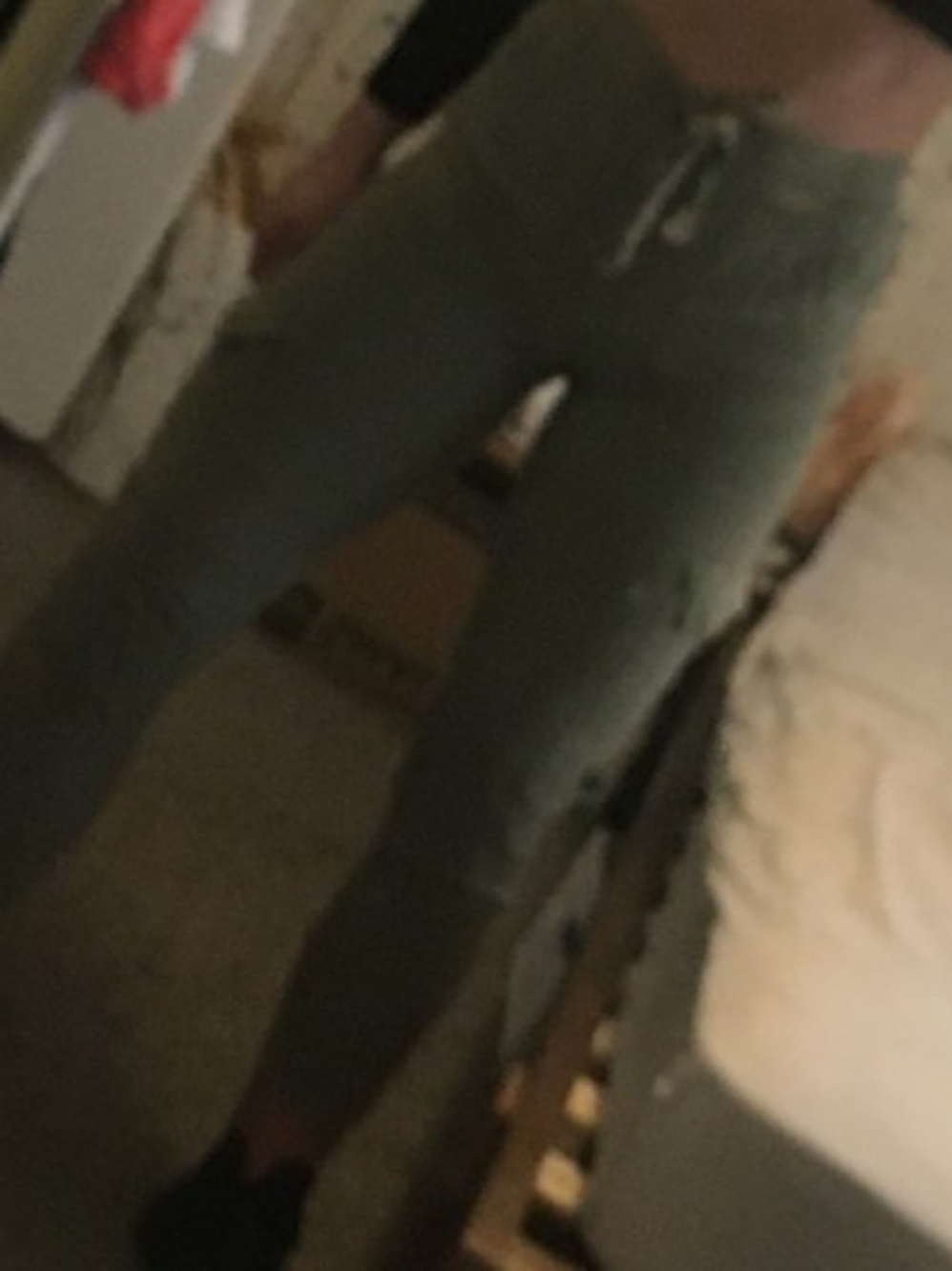 High-Waist Olive Green Drawstring Joggers